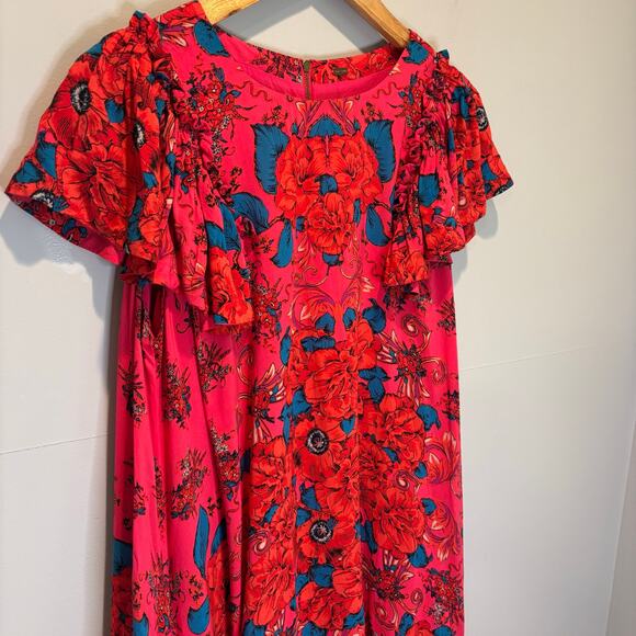Free People Yara Floral Mini Dress - size Small - Picture 3 of 5